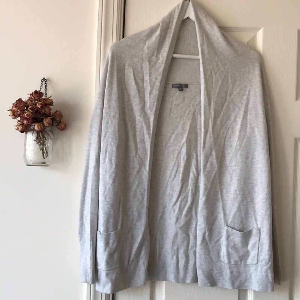 Grey cozy cardigan